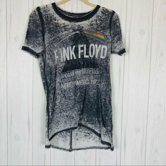 Pink Floyd Tee The Dark Side of the Moon North America Tour Gray Size S - Picture 1 of 3